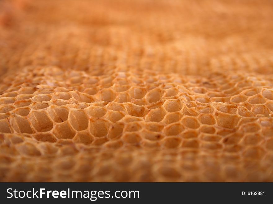 Natural honey texture without honey (abstract background)