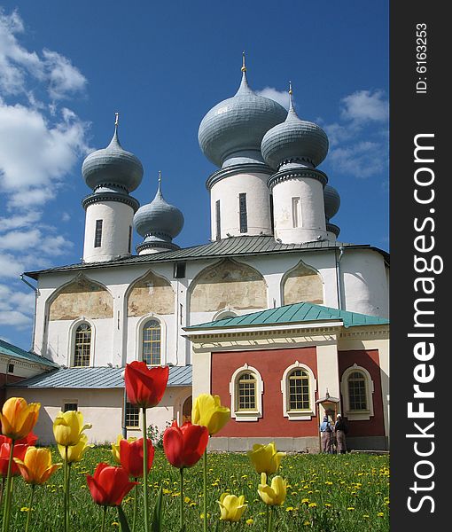 The Tikchvin Monastery. St.Petersburg region. Russia.