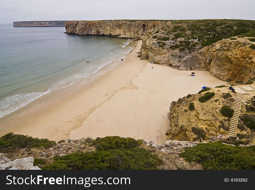 Virgin beach found in the Algarve, Portugal. Virgin beach found in the Algarve, Portugal.