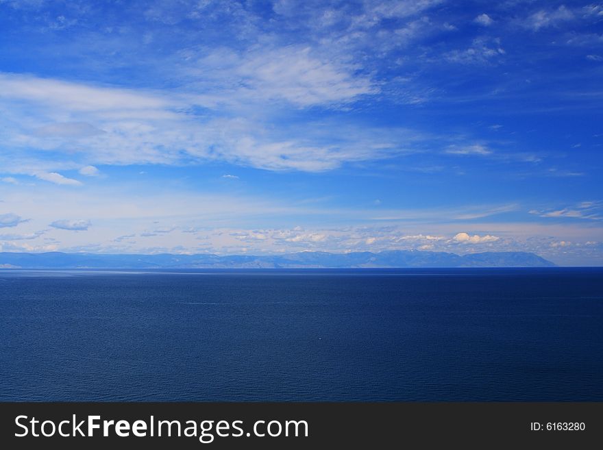 Water and sky