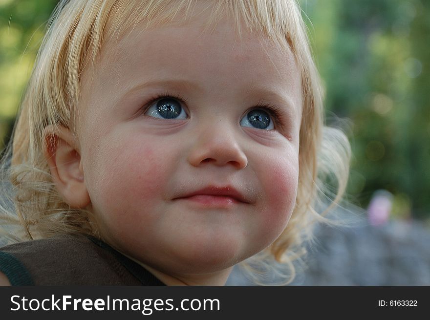 Portrait of a little blond sweet boy. Portrait of a little blond sweet boy