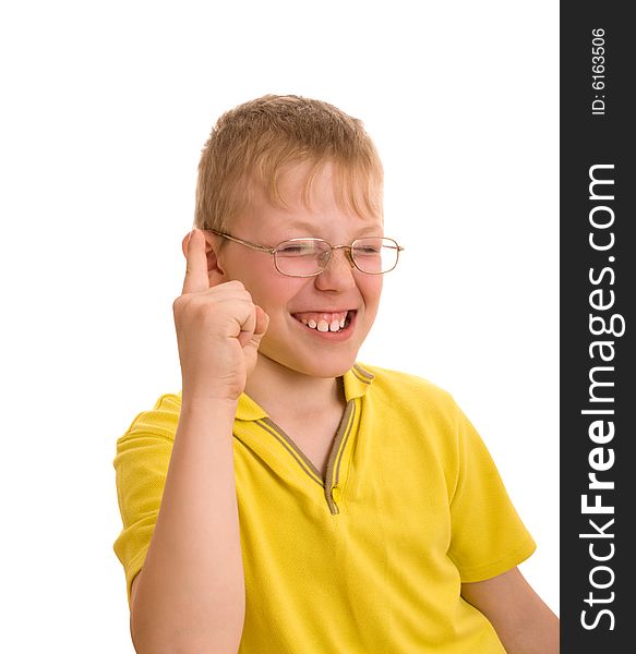 Smiling Teenager Show Thumb Up Sign