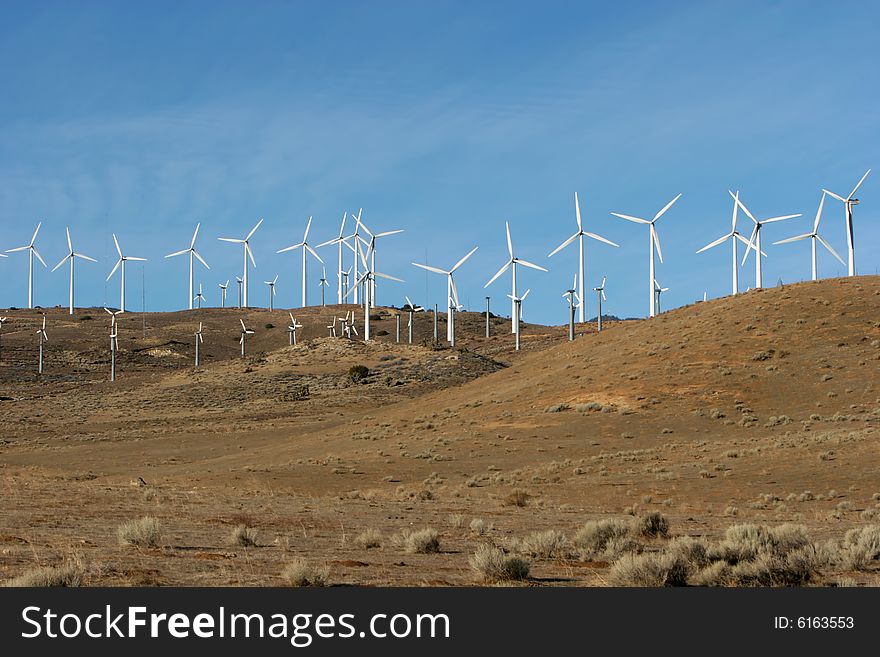 Wind turbines for alternative energy