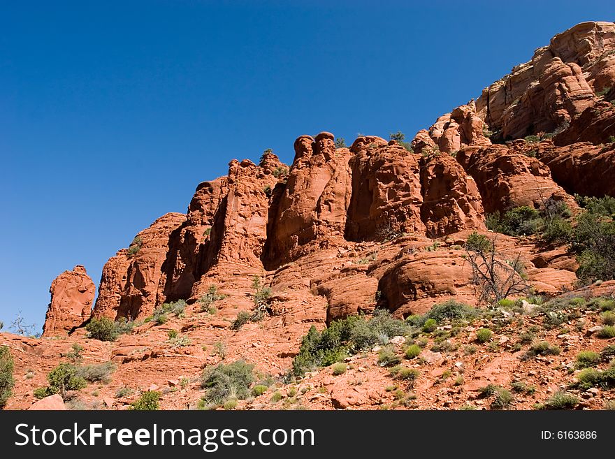 Red Rocks and desert scenery in Sedona. Red Rocks and desert scenery in Sedona