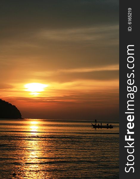 Sunset at Datai Bay, Langkawi Island, Malaysia