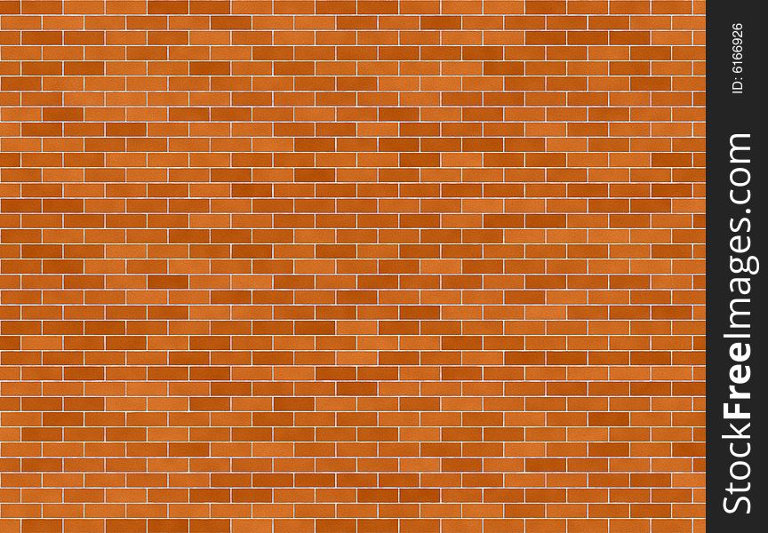 Orange Brick Background