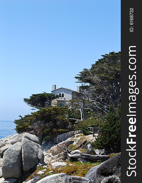 Pacific Ocean coast, 17 Mile Drive, California, USA