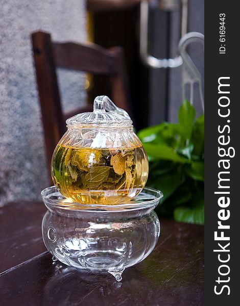 Picture of the glass teapot