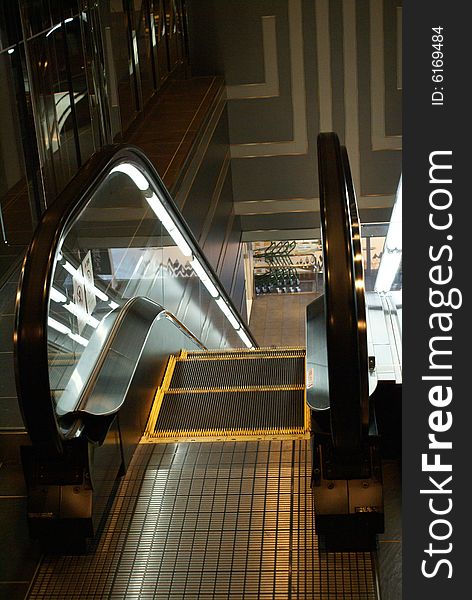An Escalator in Shinagawa Tokyo
The modern business district