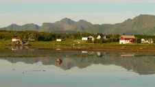 Lofoten Summer Night Royalty Free Stock Images Lofoten Summer Night Royalty Free Stock Images