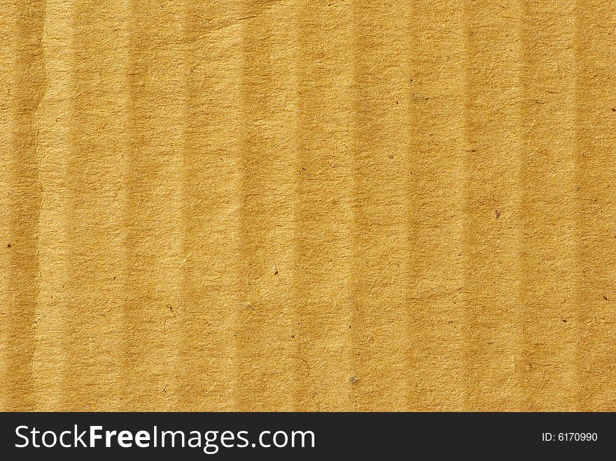 Brown corrugated cardboard sheet background