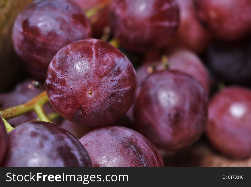 Super close up of grapes