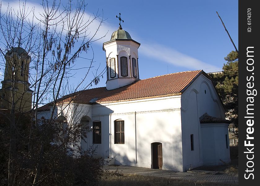 Old church near the Church St. Mina at Kyustendil, Bulgaria