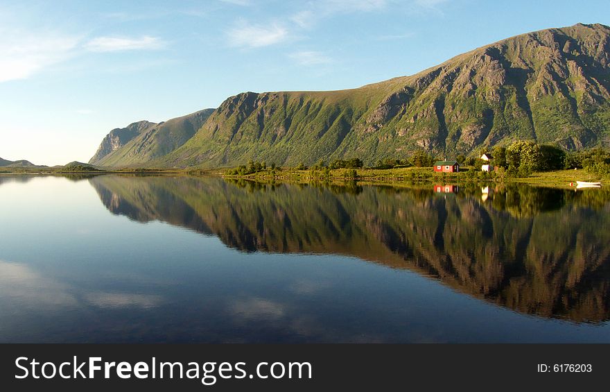 Lofoten s cape mirroring