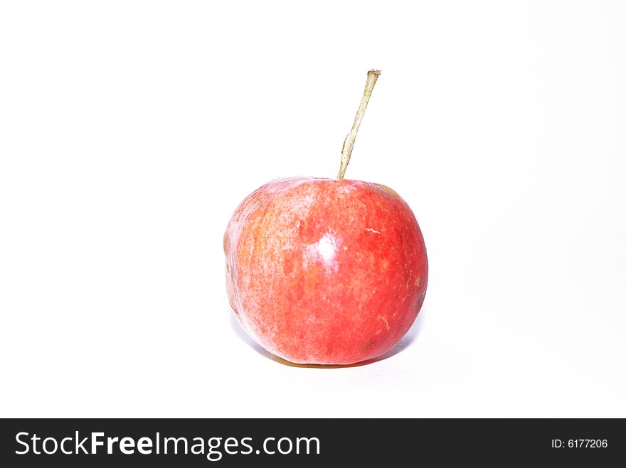 A small apple like an apple. A small apple like an apple