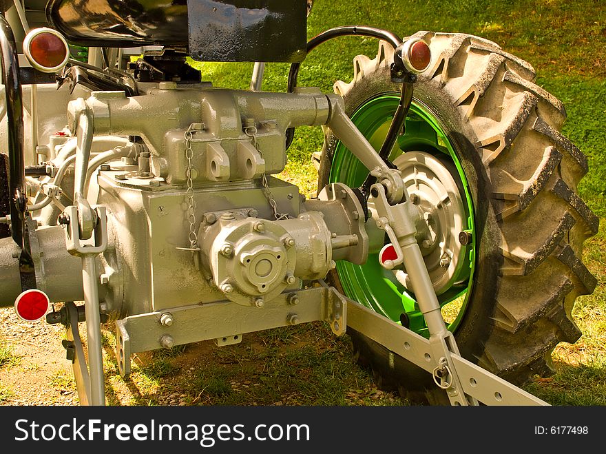 Old and well restored tractor