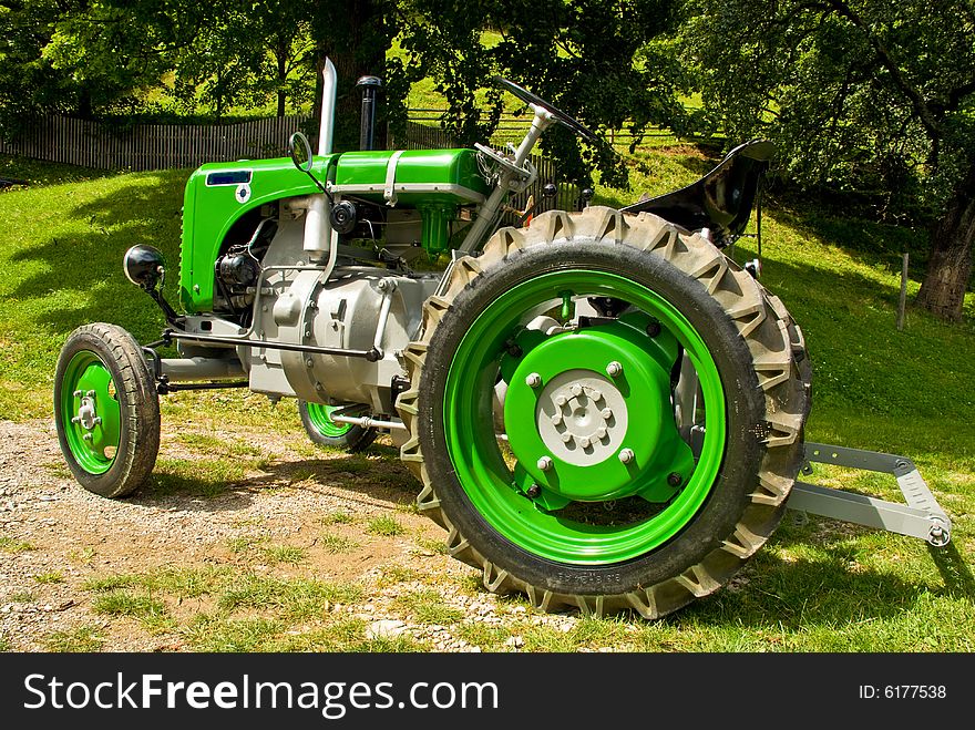 Old and well restored tractor