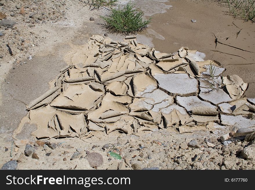 Salt texture in salt canyon - transylvania