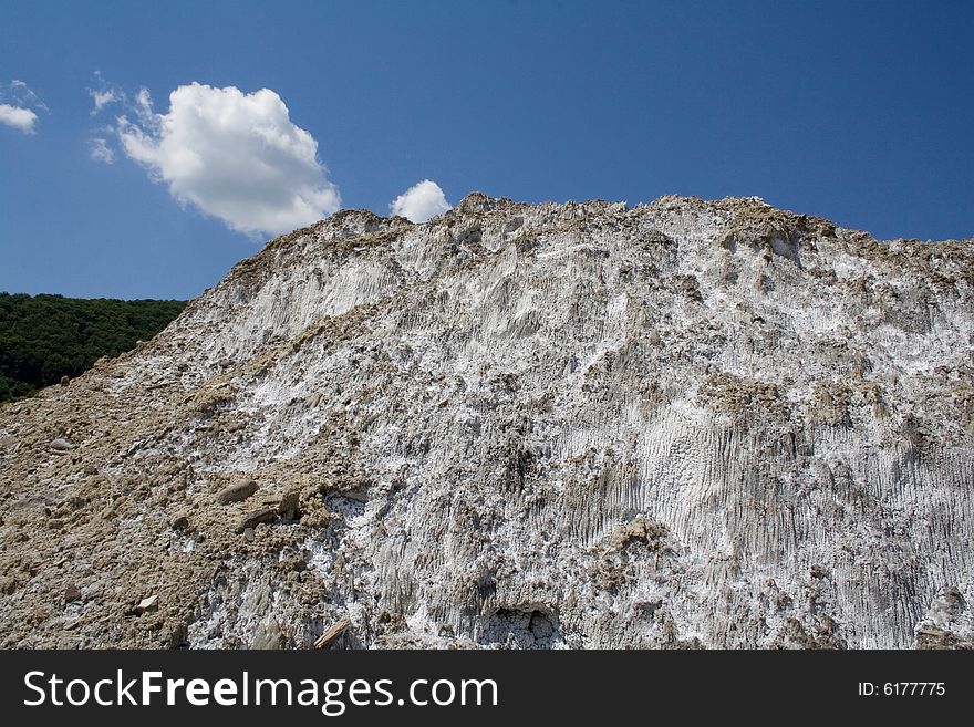 Salt texture in salt canyon - transylvania