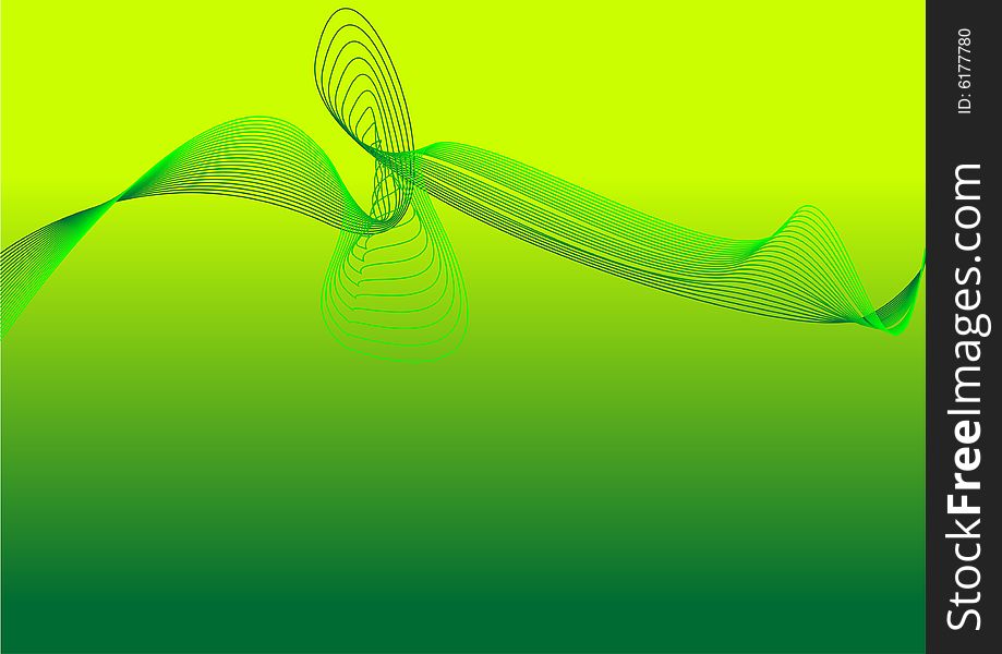 Abstract green background. Beautiful illustration.