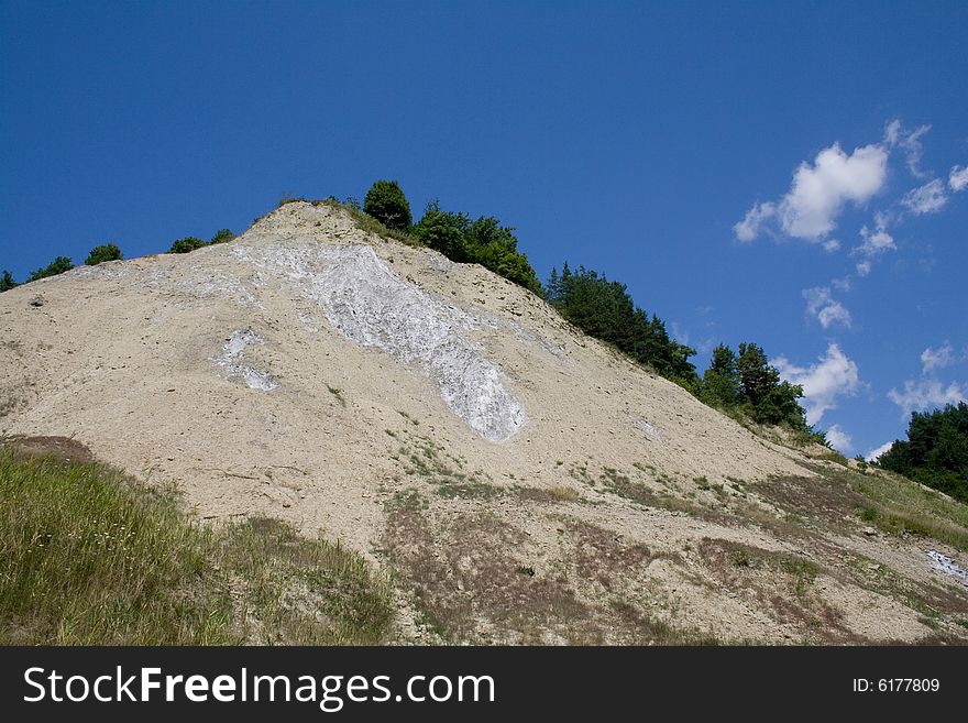 Salt texture in salt canyon - transylvania