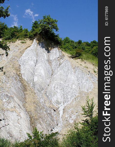 Salt texture in salt canyon - transylvania