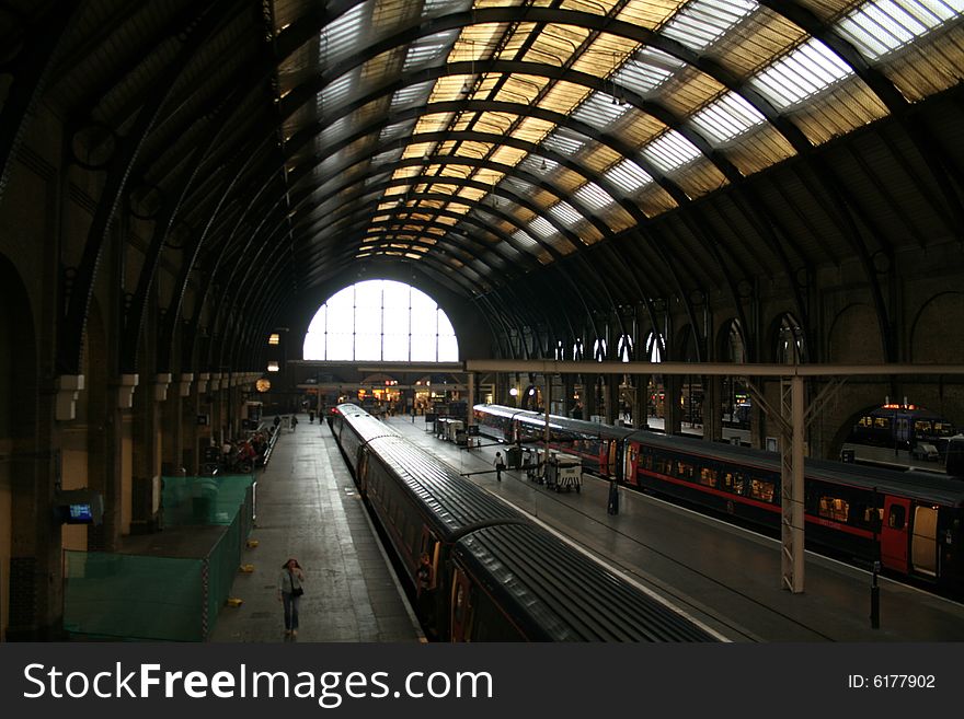 King's Cross train station in London