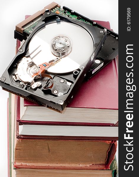 Books and hard disk