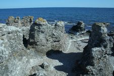 Seashore, Sweden Royalty Free Stock Image Seashore, Sweden Royalty Free Stock Image
