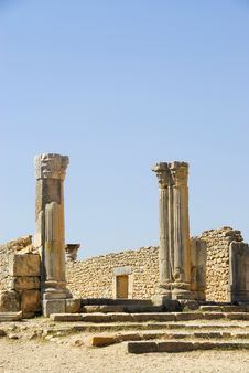 Morocco Roman Ruins Royalty Free Stock Photos Morocco Roman Ruins Royalty Free Stock Photos