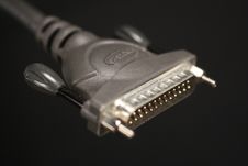 Printer Cable Royalty Free Stock Photo Printer Cable Royalty Free Stock Photo