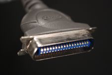 Printer Cable Royalty Free Stock Photo Printer Cable Royalty Free Stock Photo