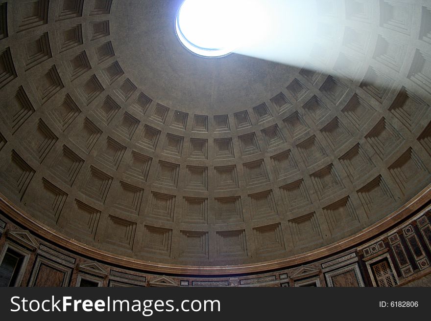 Rome-the image in Pantheon. Rome-the image in Pantheon