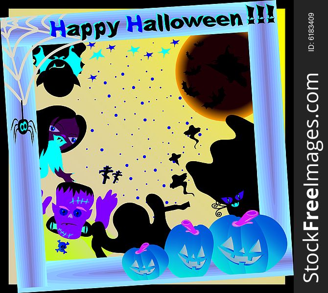 Halloween background Vector