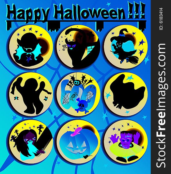 Halloween background Vector