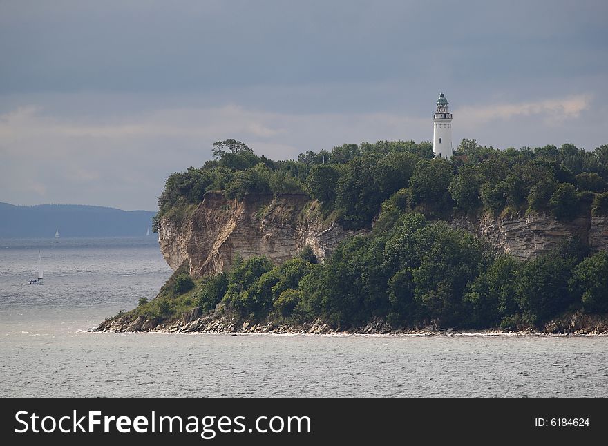 A lighttower in eastern denmark