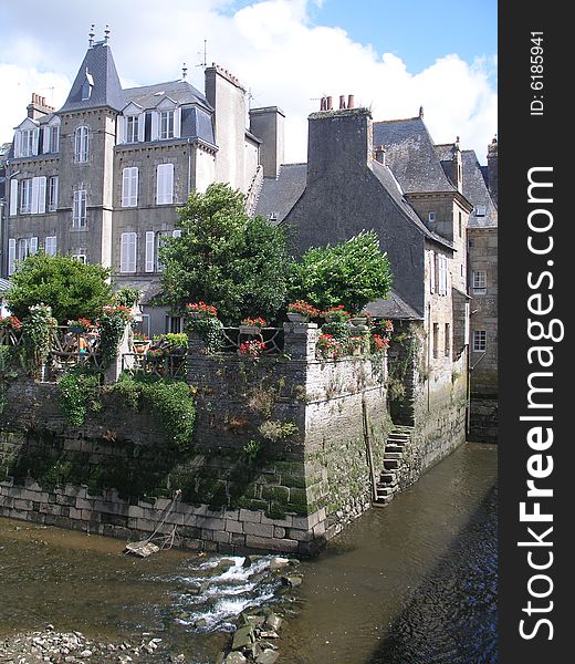 Complex of historical buildings in Brittany. Complex of historical buildings in Brittany