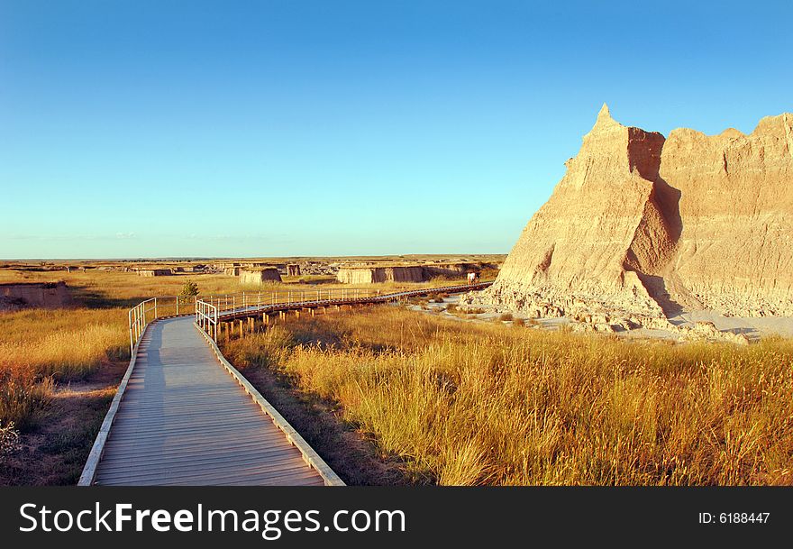 Walkway In The Badlands