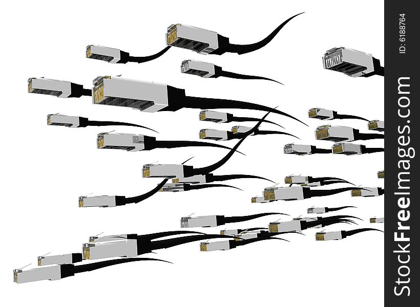 A group of network cable