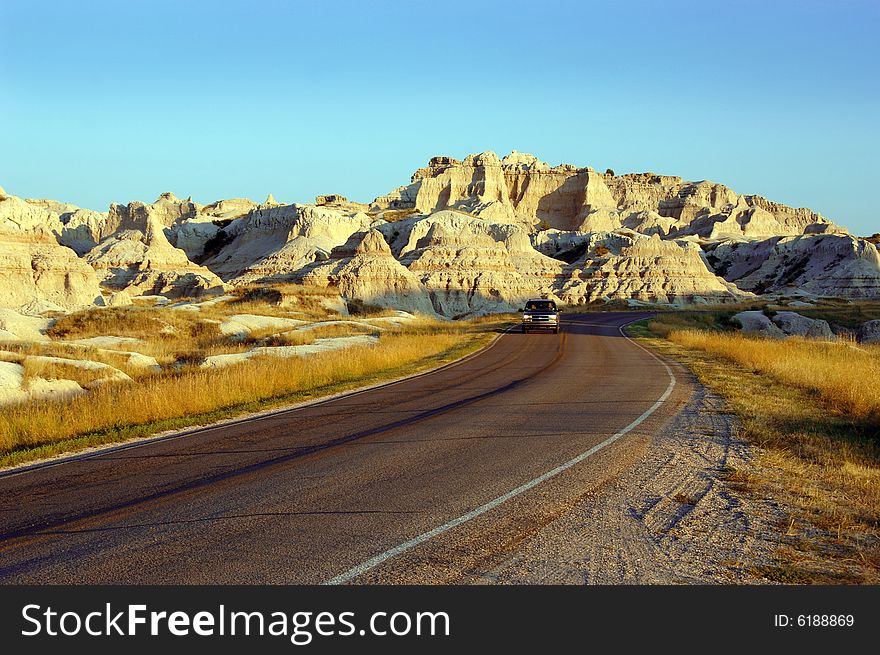 Driving Through the Badlands