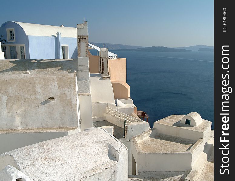 Seascape of Santorini Island, Greece