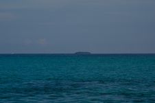 Tropical Island At Sunset Time Stock Photography Tropical Island At Sunset Time Stock Photography