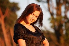 Portrait Of A Young Lady Stock Photo Portrait Of A Young Lady Stock Photo