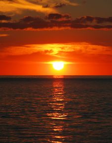Sunset At River 3 Royalty Free Stock Photo Sunset At River 3 Royalty Free Stock Photo