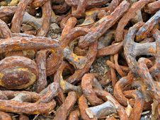 Rusty Chains Stock Photos