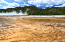 Midway Geyser Basin In Yellowstone Royalty Free Stock Photos Midway Geyser Basin In Yellowstone Royalty Free Stock Photos