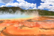 Midway Geyser Basin In Yellowstone Stock Photos Midway Geyser Basin In Yellowstone Stock Photos