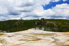 Upper Geyser Basin In Yellowstone Stock Image Upper Geyser Basin In Yellowstone Stock Image