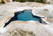 Upper Geyser Basin In Yellowstone Stock Photography