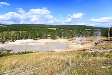 Mud Volcano Area In Yellowstone Royalty Free Stock Images Mud Volcano Area In Yellowstone Royalty Free Stock Images